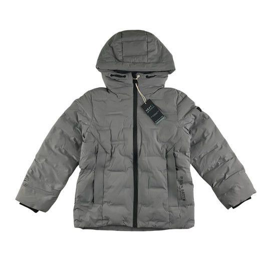 Next jacket 6-7 years grey puffer with hood