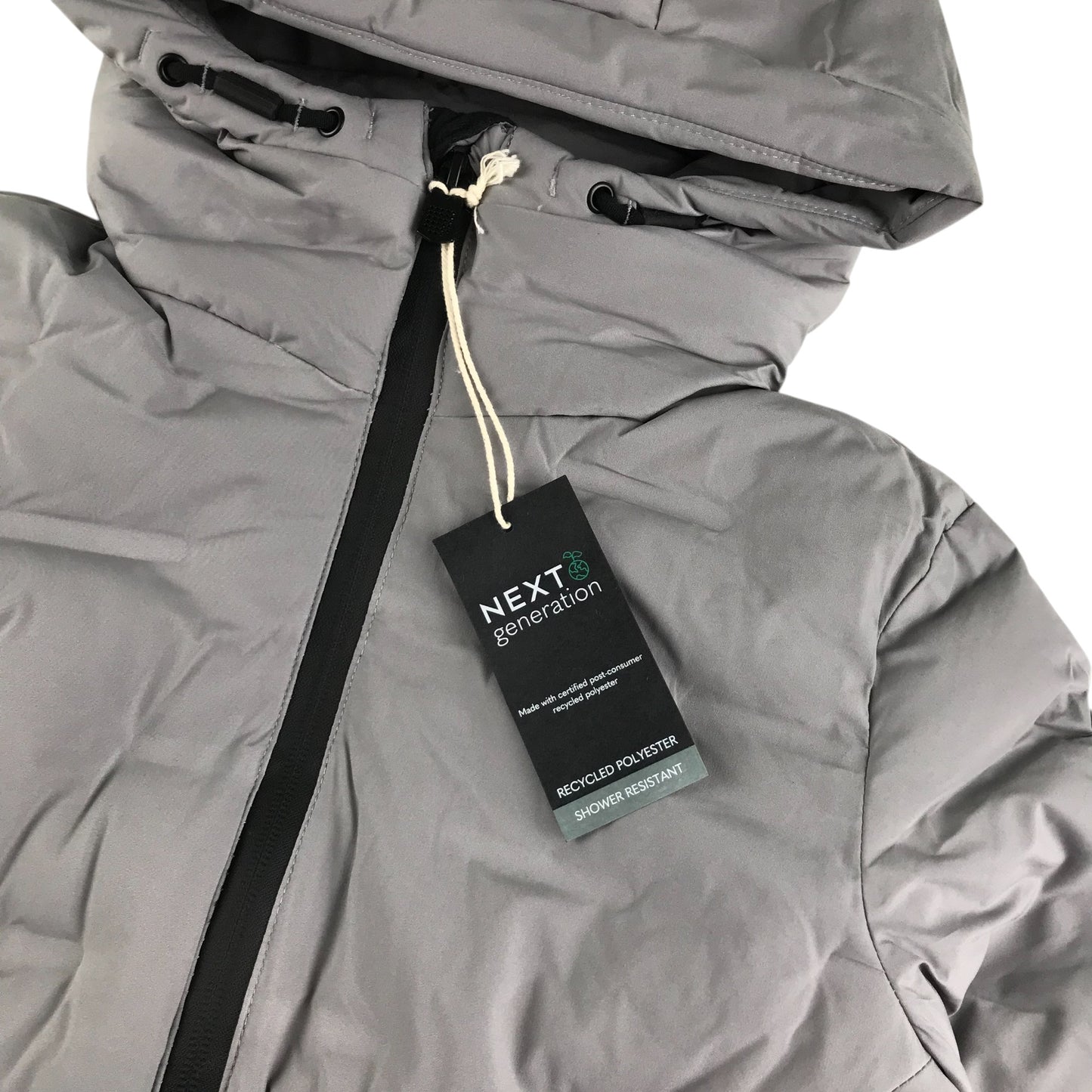 Next jacket 6-7 years grey puffer with hood