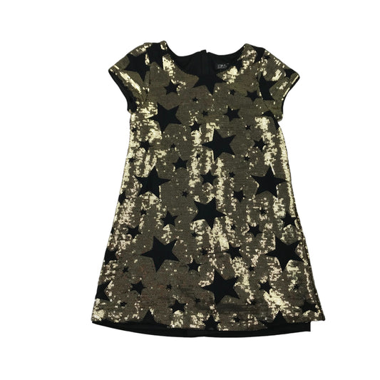 Star by Julien MacDonald dress 6-7 years golden sequin star dress A-line