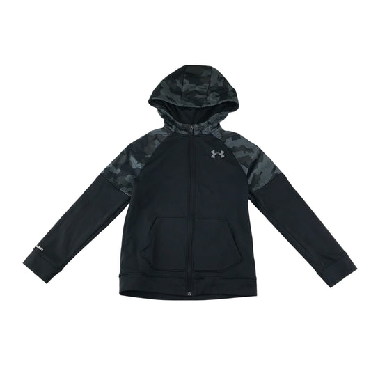 Under Armour hoodie 9-11 years black and grey camo pattern