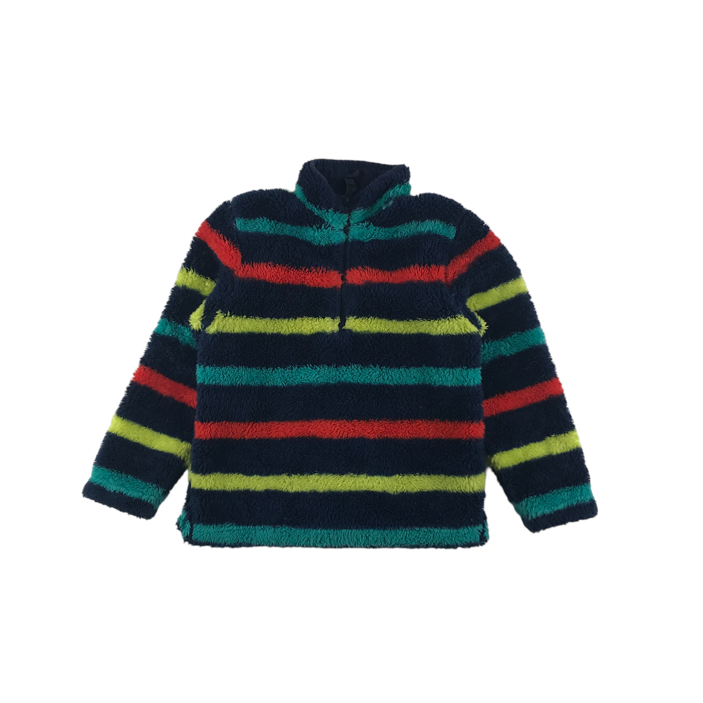 Mountain Warehouse Fleece Age 5 Navy Fluffy Stripy