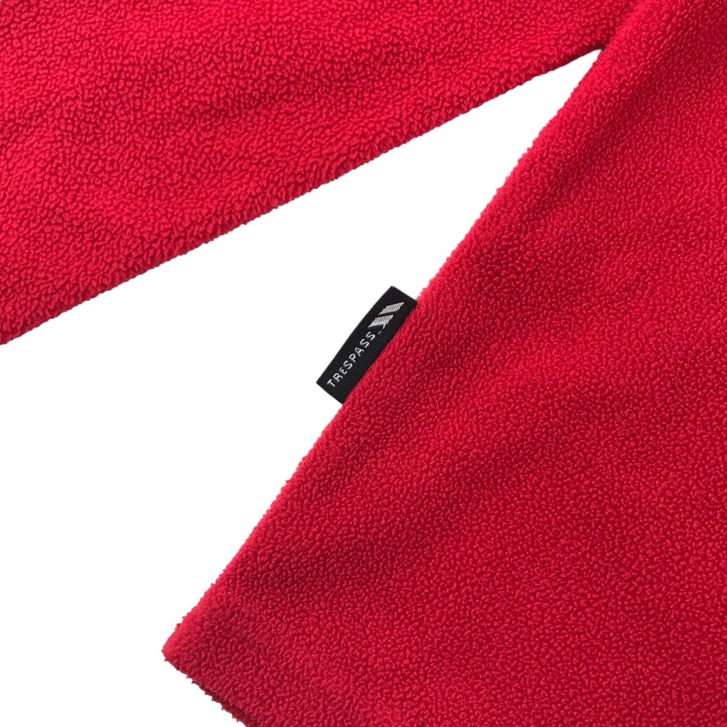 Trespass Fleece Age 9 Red Half Zip