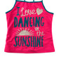 George Swim Top Age 10 Pink I Love Dancing in The Sunshine
