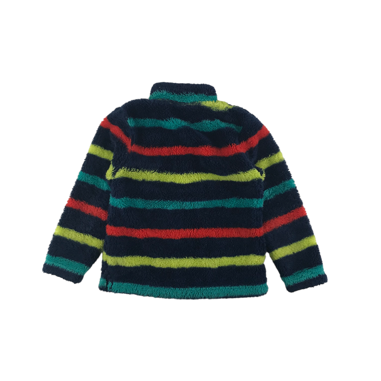 Mountain Warehouse Fleece Age 5 Navy Fluffy Stripy