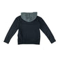 Under Armour hoodie 9-11 years black pullover with grey hood
