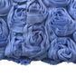 Mayoral 2-piece dress 5-6 years blue A-line floral detailed with a bolero
