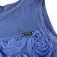 Mayoral 2-piece dress 5-6 years blue A-line floral detailed with a bolero