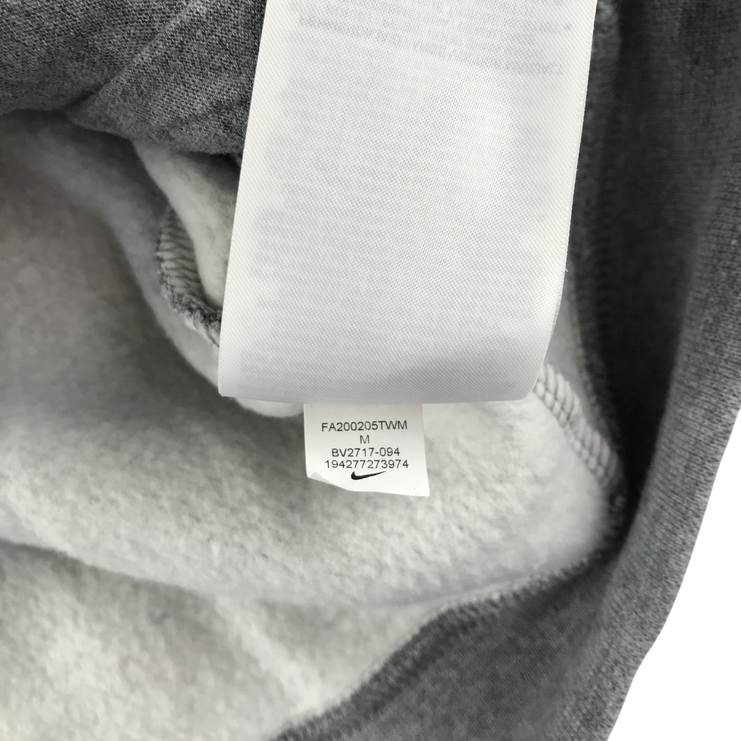 Nike hoodie 9-11 years grey pullover with pink logo