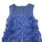 Mayoral 2-piece dress 5-6 years blue A-line floral detailed with a bolero