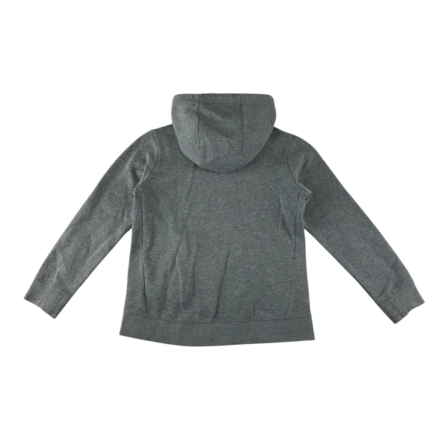 Nike hoodie 9-11 years grey pullover with pink logo