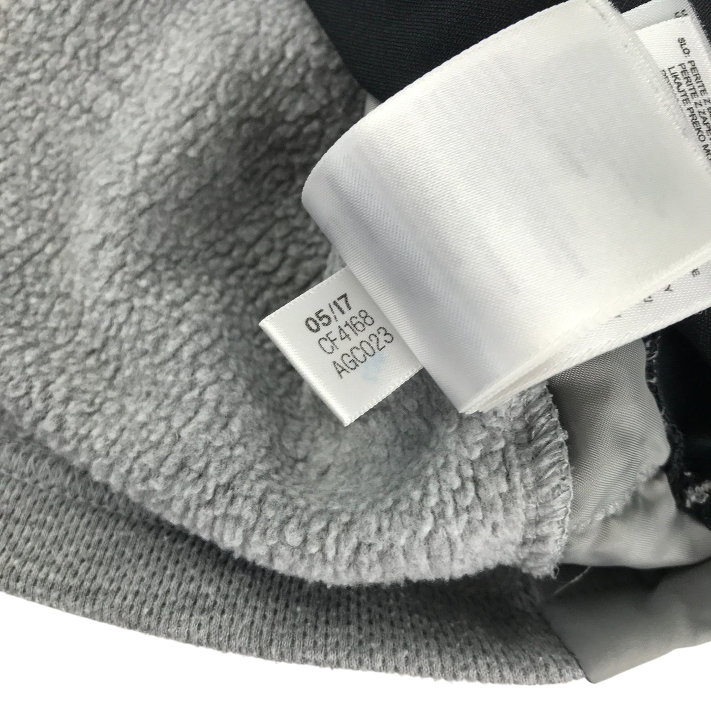 Adidas hoodie 11-12 years grey plain with full zipper