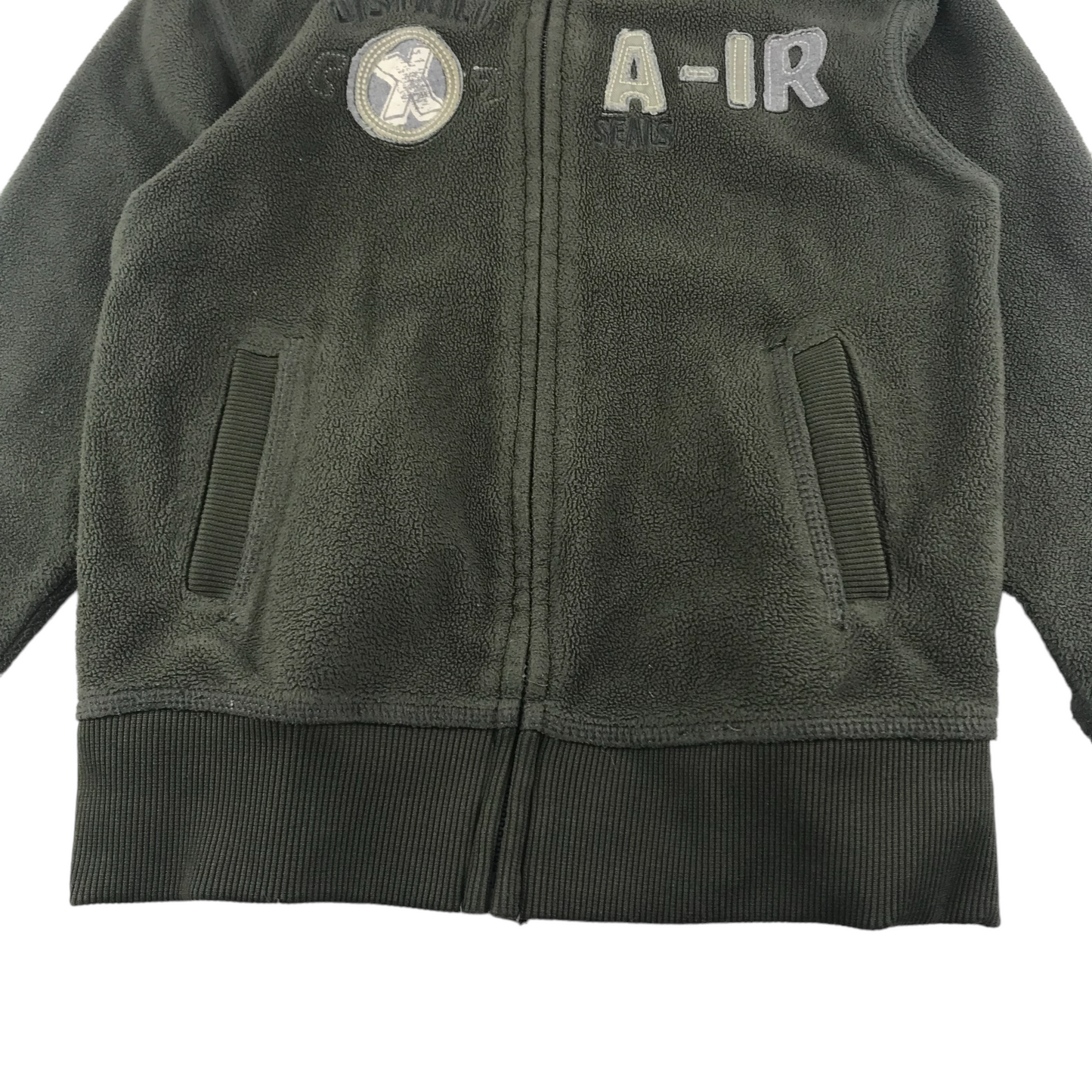 We Fashion size 5 khaki zipped fleece