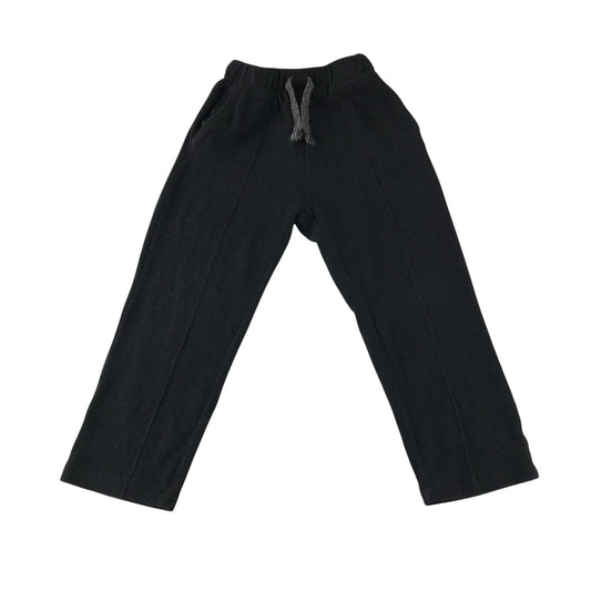 Zara joggers 5-6 years black plain with elasticated waistband