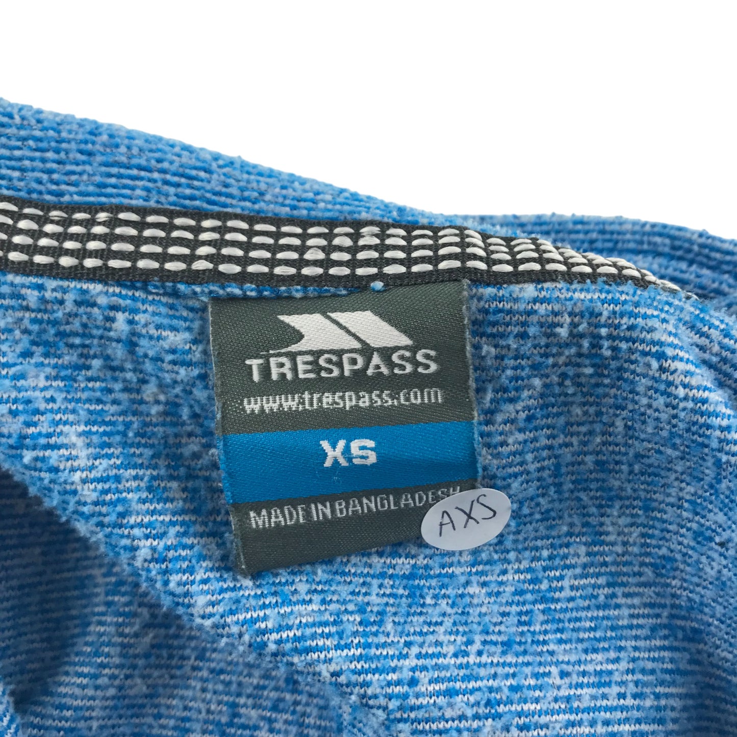 Trespass Fleece Size XS Blue Half Zip