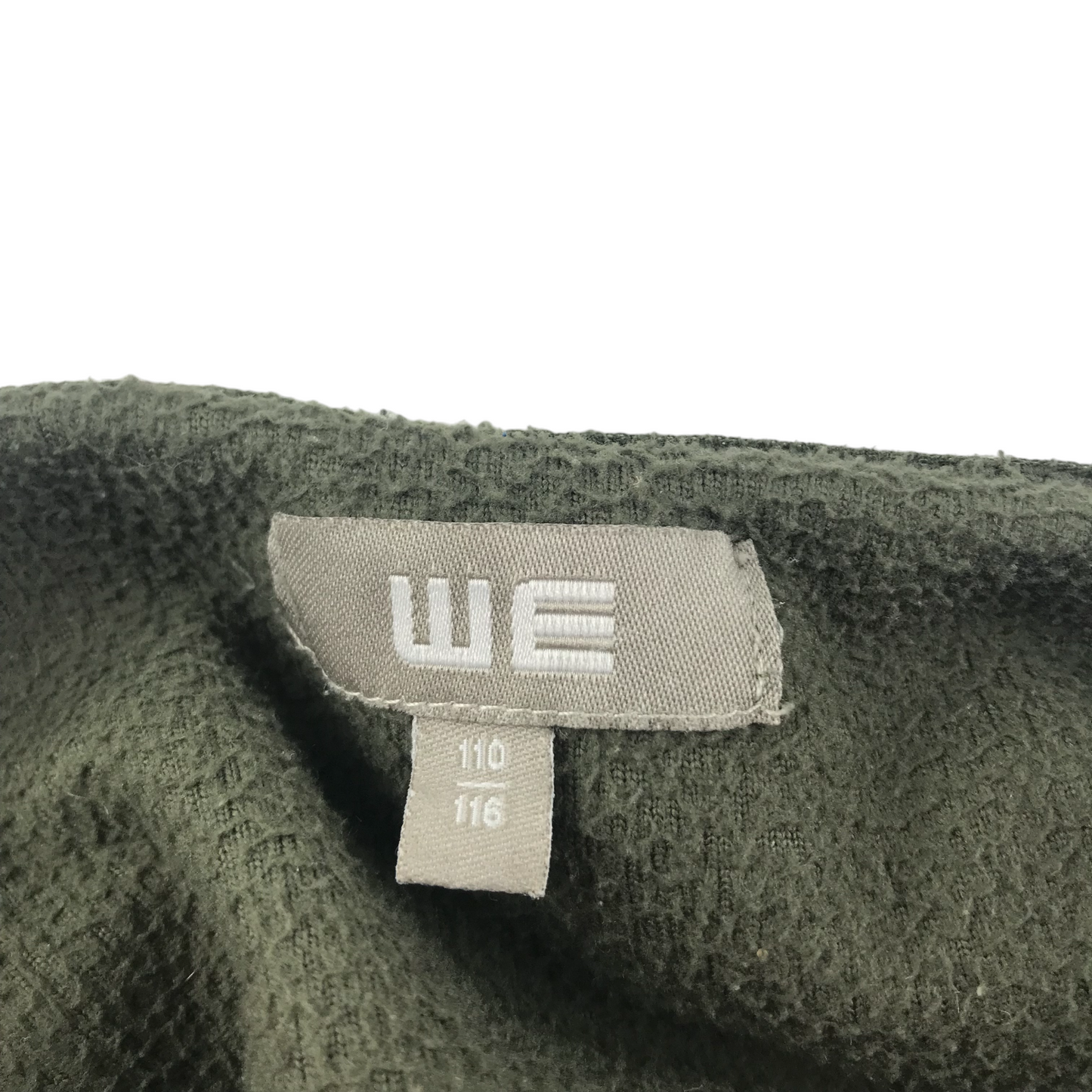 We Fashion size 5 khaki zipped fleece