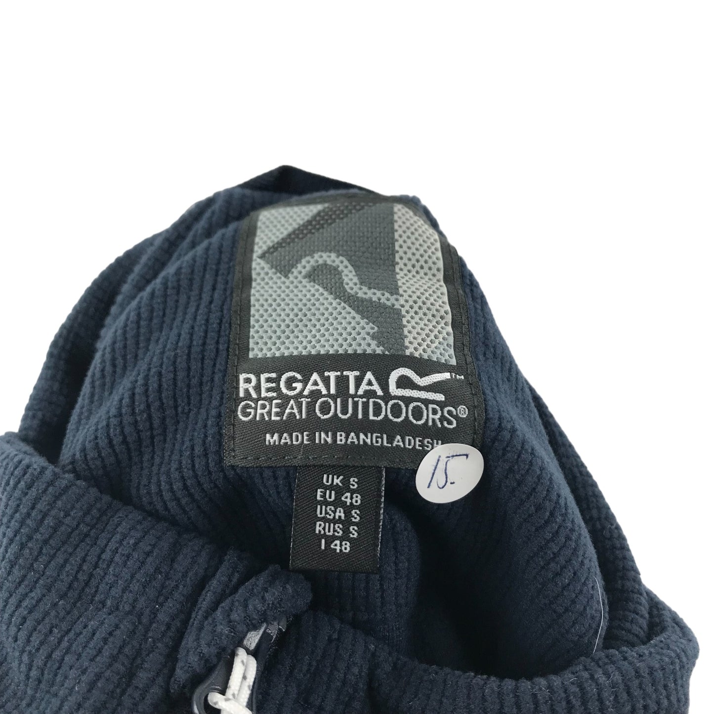 Regatta Fleece Size S Navy Full Zip with Pockets