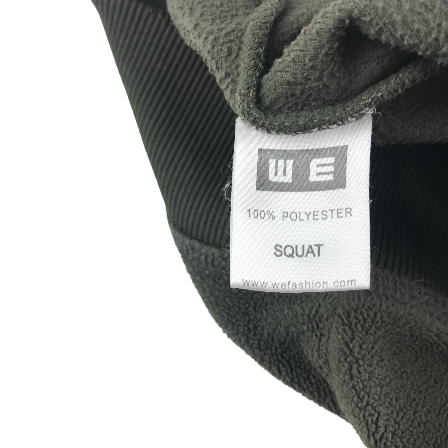 WE Fashion Fleece Age 5 Khaki Green Full Zip