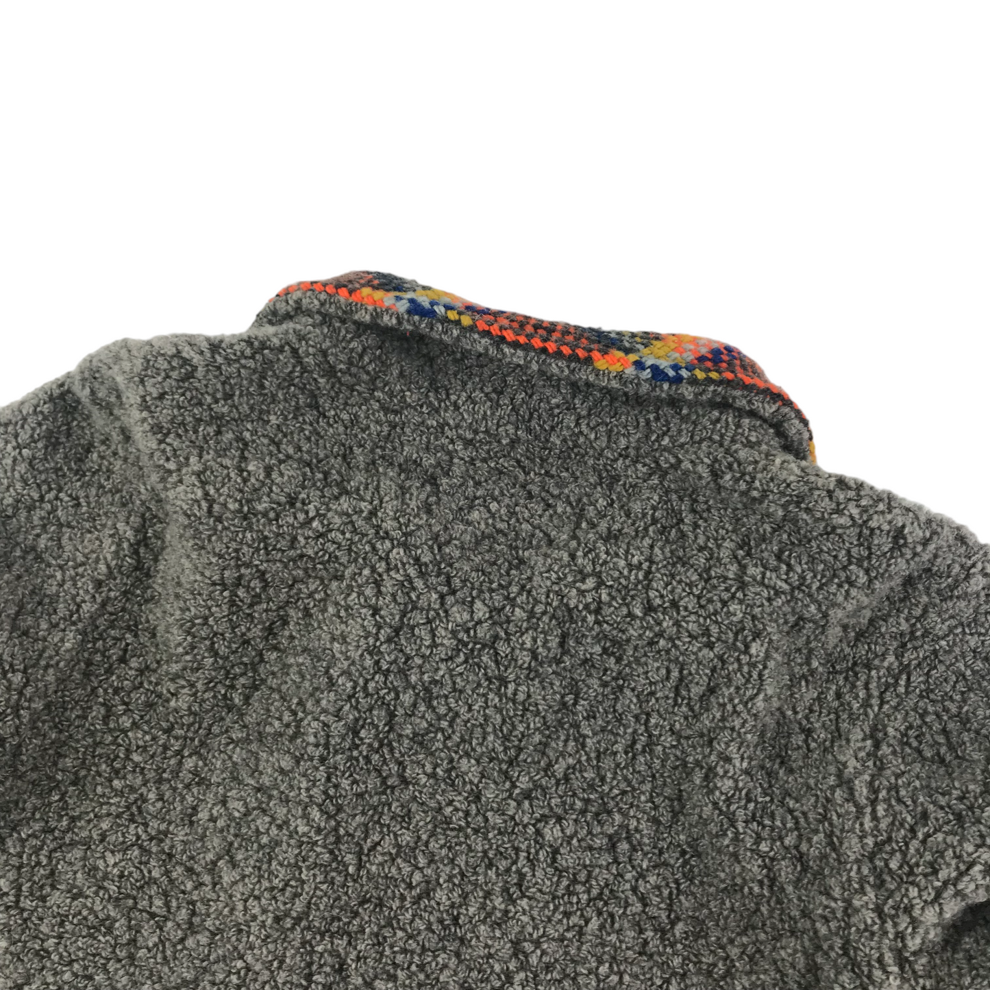 Replay & Son Fleece Age 7-9 Grey Check Collar