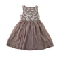 M&S dress 6-7 years dusty pink with floral detailing on the top