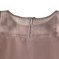 M&S dress 6-7 years dusty pink with floral detailing on the top