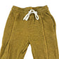 Little C's joggers 5-6 years mustard yellow plain with yellow draw strings