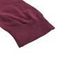 Burgundy v-neck school jumper