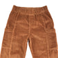M&S trouser 5-6 year spice brown plain corduroy pull-on cotton