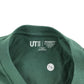Uniqlo t-shirt 9-10 years green Peanuts print text cotton