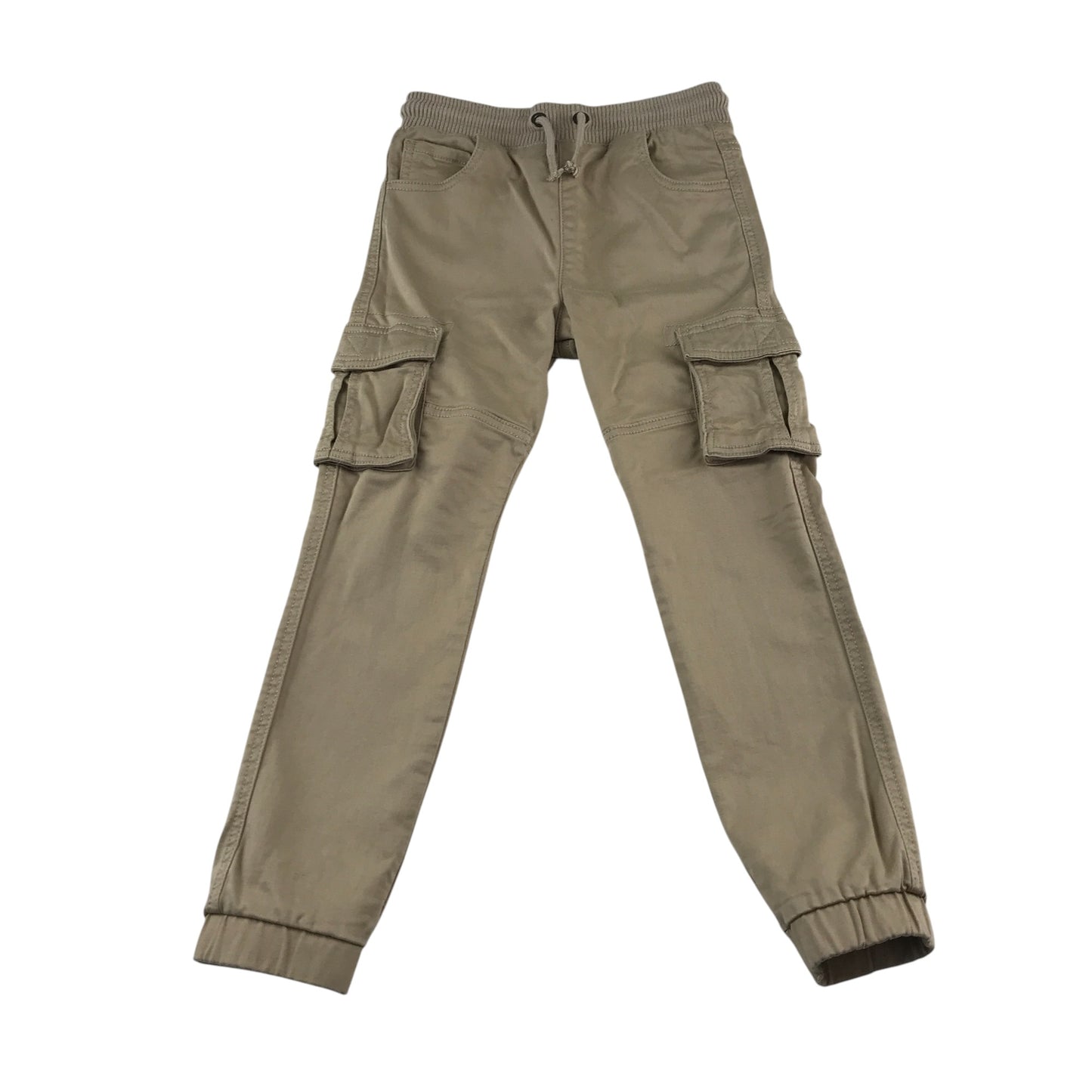 Tu trouser 6-7 year beige pull-on cargo style