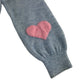 George cardigan 10-11 years light blue with pink love hearts