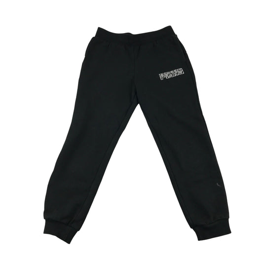 Puma joggers 7-8 years black pull-on with logo