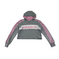 Adidas hoodie 11-12 years grey and pink cropped pullover