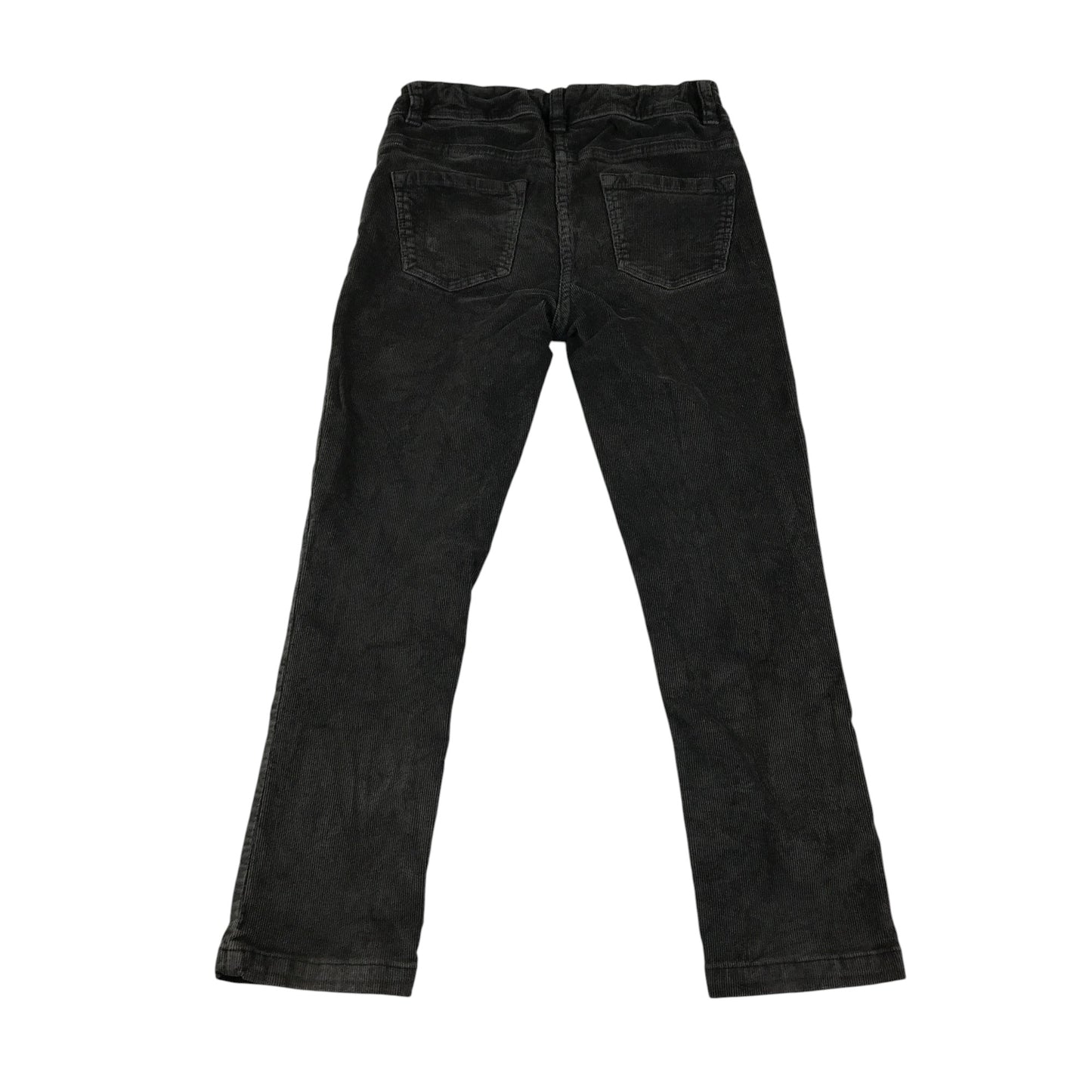 Mini Boden trouser 7-8 year grey corduroy pull-on adjustable waist