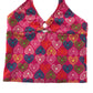 Swim Tops Age 9 Pink and Blue Love Heart 2-Piece set