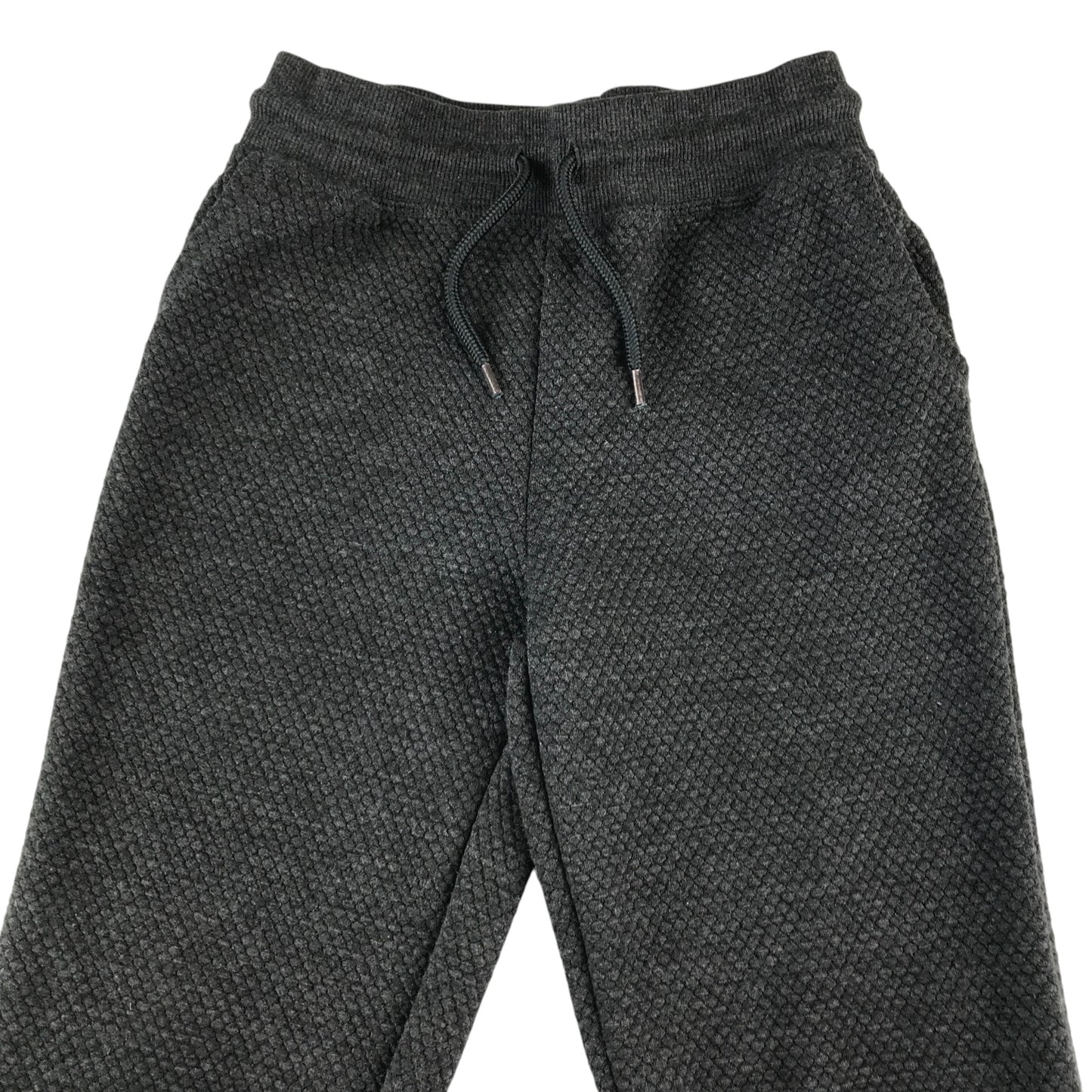 Primark joggers 8-9 years dark grey plain elasticated waist