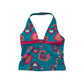 Swim Tops Age 9 Pink and Blue Love Heart 2-Piece set