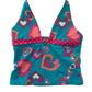 Swim Tops Age 9 Pink and Blue Love Heart 2-Piece set