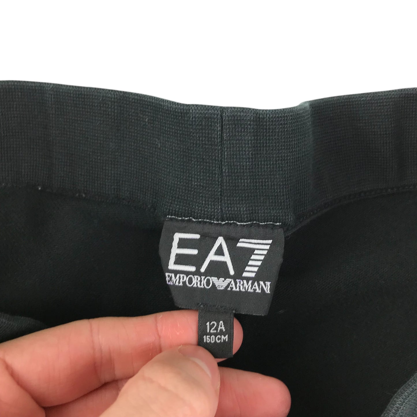 EA7 Emporio Armani tracksuit 11-12 years black hoodie and joggers