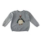 George festive jumper 8-9 years light blue Christmas penguin