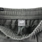 Puma joggers men size S grey with side black stripe panel and white logo