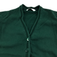 Green school cardigan