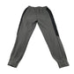 Puma joggers men size S grey with side black stripe panel and white logo