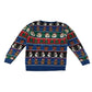 Next festive jumper 8-9 years blue Christmas Santa print cotton
