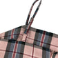 Primark dress womens size UK 6 pink and navy check pattern