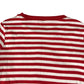 Next festive t-shirt 8-9 years red and white stripy long sleeve sequin Santa cotton