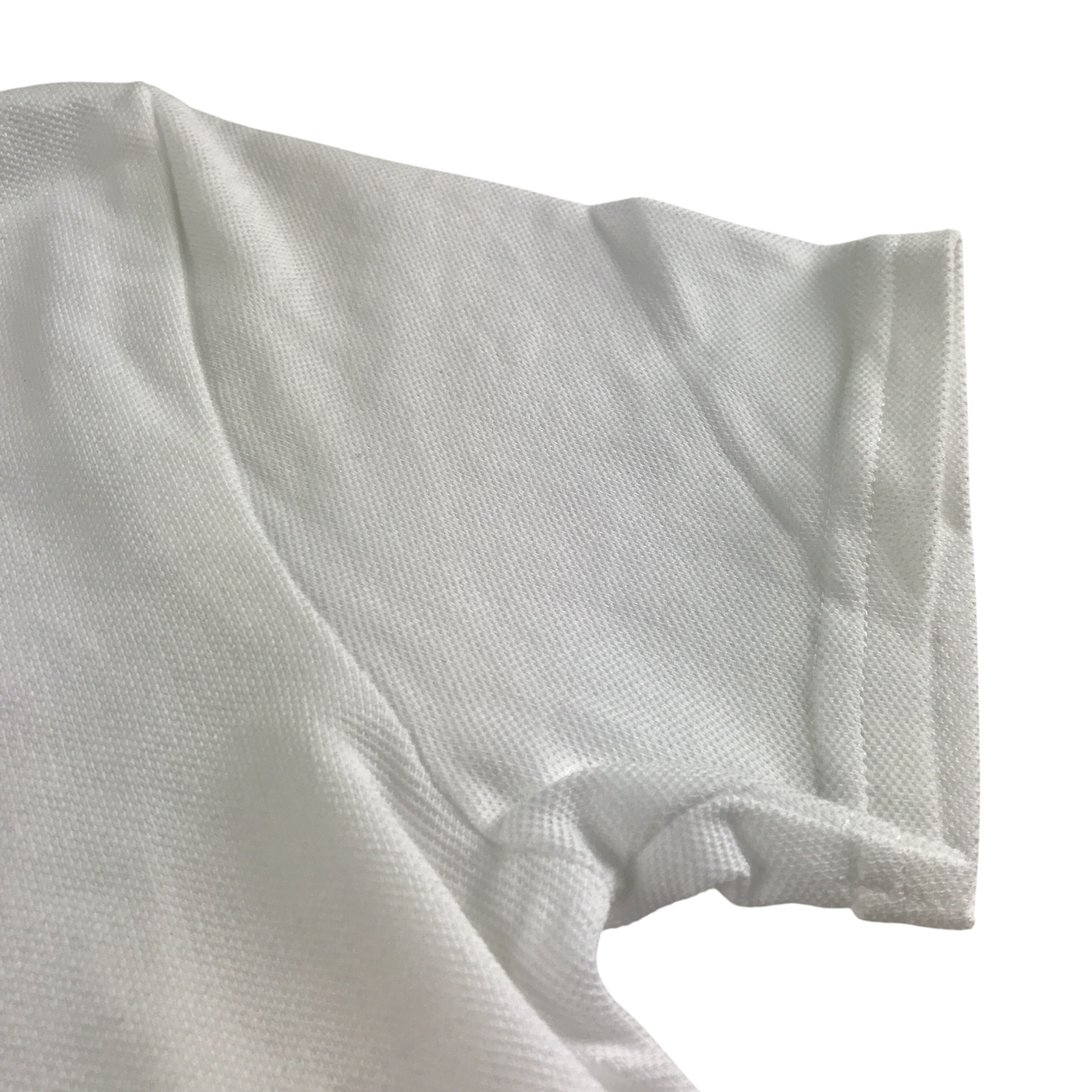 White school polo shirt