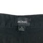 Monki trouser woman's size XS year black plain cotton