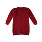 Tu festive dress 8-9 years red knitted jumper dress