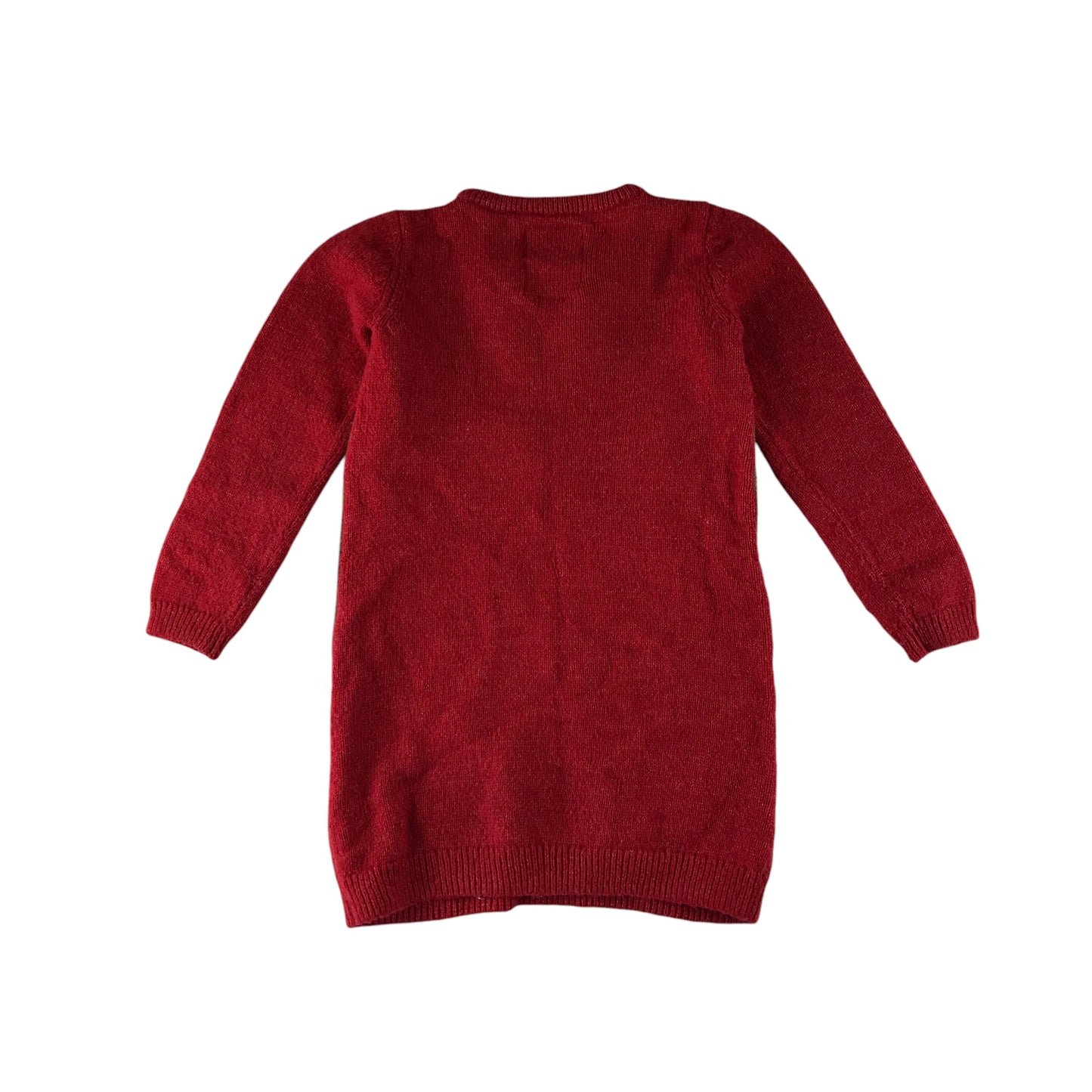 Tu festive dress 8-9 years red knitted jumper dress