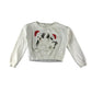 H&M festive sweater 9-10 years white puppy and kitten Christmas pullover